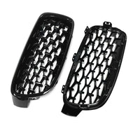 ABS Gloss Black Diamond Style Grille for F30 / F31 / F35 / F32 / F80 / F82 BMW 3 Series 4 Series M3 M4