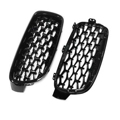 ABS Gloss Black Diamond Style Grille for F30 / F31 / F35 / F32 / F80 / F82 BMW 3 Series 4 Series M3 M4