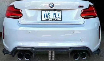 Vorsteiner Style Carbon Fiber Rear Diffuser for F87 /w LED Brake Light BMW M2