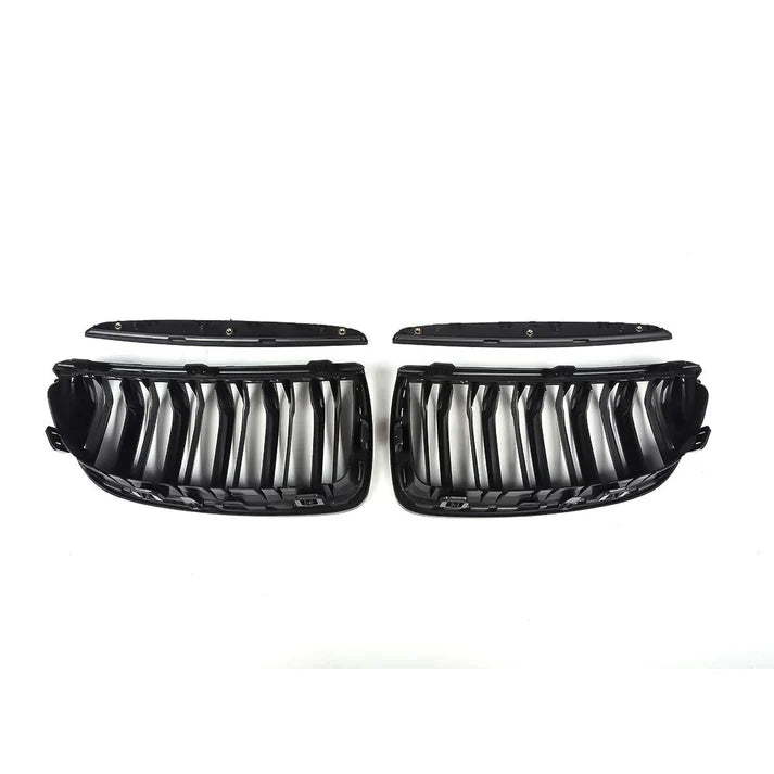 ABS Double Slat Gloss Black Grille for E90 BMW 3 Series Pre-LCI