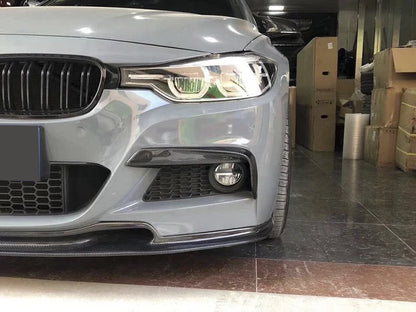 Carbon Fiber Front Bumper Vent Lip for F30 BMW 3 Series