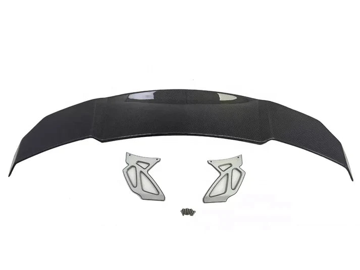 GTS Style Carbon Fiber Trunk Mounted Wing Spoiler for F82 / F32 / F80 / F22 / F30 / F87 BMW M2 M3 M4 2 Series 3 Series 4 Series