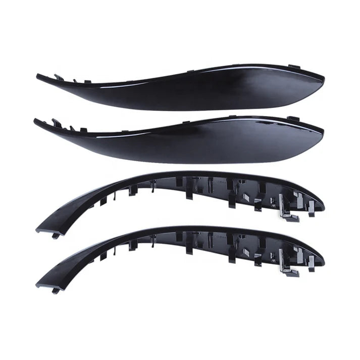 Carbon Fiber Style ABS Plastic Inner Door Handle Interior Trim for F30 / F32 BMW 3 Series 4 Series