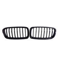 ABS Gloss Black Single Slat Grille for F30 / F31 / F35 / F32 / F80 / F82 BMW 3 Series 4 Series M3 M4