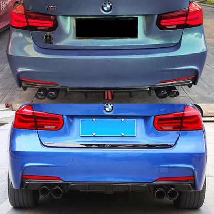 Carbon Fiber LED Rear Diffuser for F30 3 Series