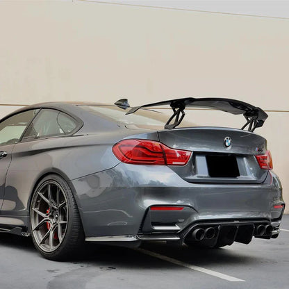 GTS Style Carbon Fiber Trunk Mounted Wing Spoiler for F82 / F32 / F80 / F22 / F30 / F87 BMW M2 M3 M4 2 Series 3 Series 4 Series