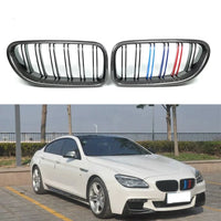 M Color Carbon Fiber Double Slat Grille for F06 / F12 / F13 BMW 6 Series / M6