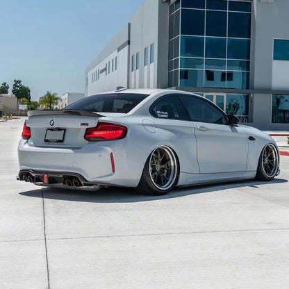 Vorsteiner Style Carbon Fiber Rear Diffuser for F87 /w LED Brake Light BMW M2