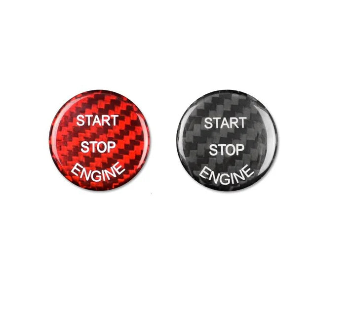 Real Carbon Fiber Start Stop Button Trim for E90 / E92 / E93 BMW M3 3 Series