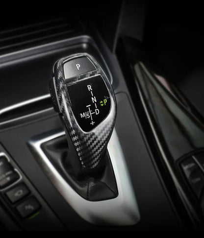 Carbon Fiber Gear Shift Knob Cover Trim for F30 / F32 / F22 BMW 2 Series 3 Series 4 Series