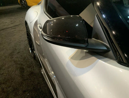 Carbon Fiber Mirror Caps for A90 / A91 Toyota Supra MK5