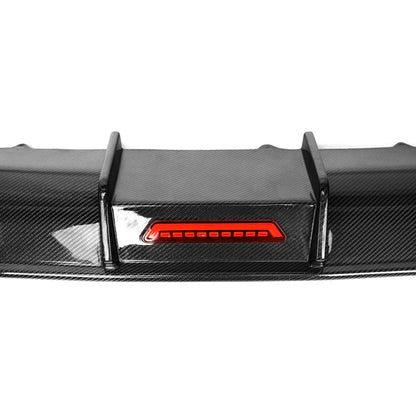 TK Style w/ Brake Light Carbon Fiber Rear Diffuser for G20 M340i
