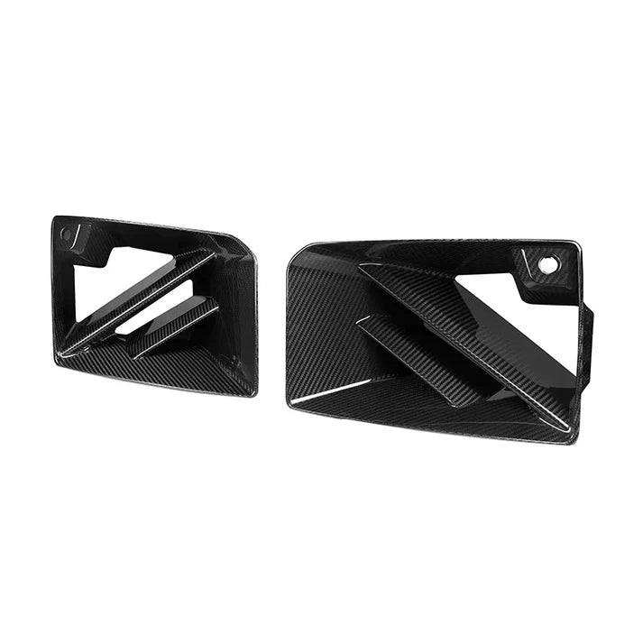SQ Style Dry Carbon Fiber Front Air Duct Grilles For G87 BMW M2 2023+