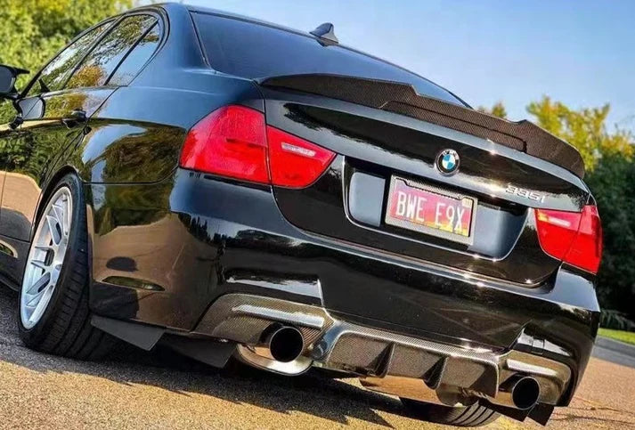 M Tech Carbon Fiber Rear Diffuser for E90 BMW 3 Series
