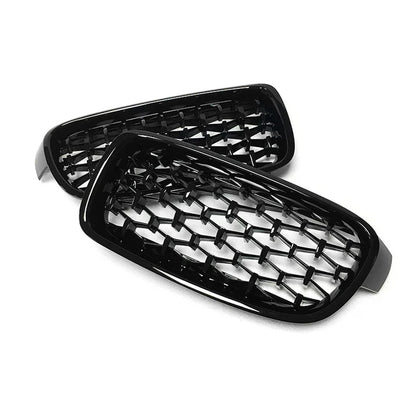 ABS Gloss Black Diamond Style Grille for F30 / F31 / F35 / F32 / F80 / F82 BMW 3 Series 4 Series M3 M4