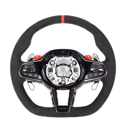 2025 LCI Style Custom Carbon Fiber Steering Wheel for G Chassis (Retrofit All G & F Chassis Models)