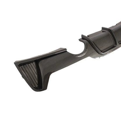 M Performance Carbon Fiber Style ABS Plastic Rear Diffuser for F32 BMW 4 Series