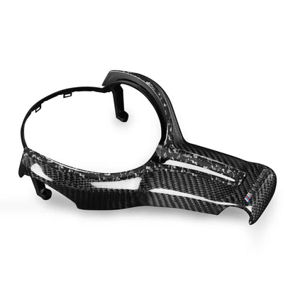 Forged Carbon Fiber Steering Cover Trim for F10 F12 F80 F82 M3 M4 M5 X6M BMW