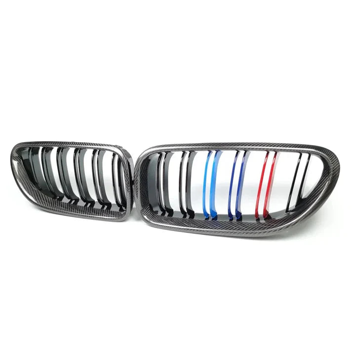 M Color Carbon Fiber Double Slat Grille for F06 / F12 / F13 BMW 6 Series / M6