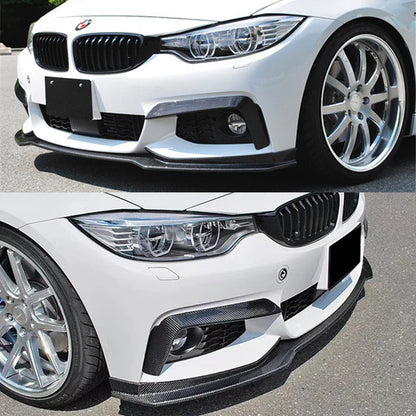 M Performance Style Carbon Fiber Front Lip for F32 4 Series BMW
