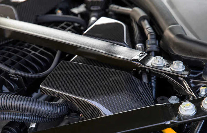Dry Carbon Fiber ECU Cover for BMW S58 Engine G80 G82 G87 F97 F98 M2 M3 M4