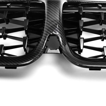 Carbon Fiber Diamond Front Grille For G20 G28 3 Series 330i M340i