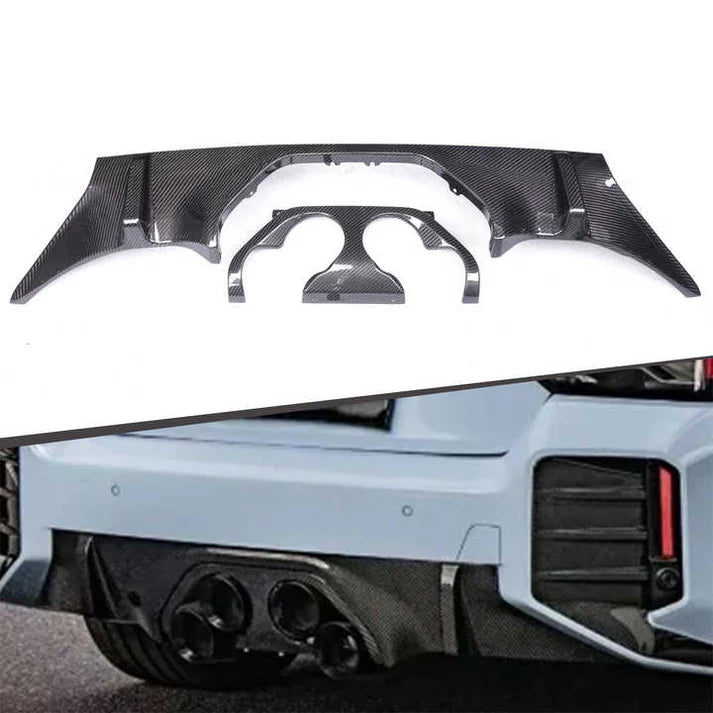 Dry Carbon Fiber M Performance Style 2 Piece Diffuser for BMW G87 M2 2023+