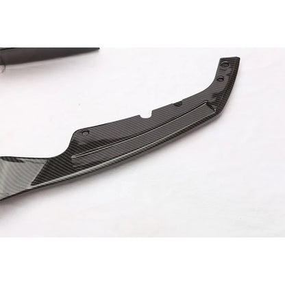 4 Piece M Style Carbon Fiber Style ABS Plastic Front Lip for F30 3 Series