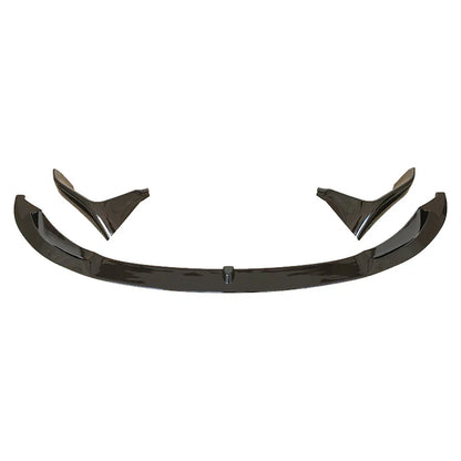 3 Piece Carbon Fiber Style ABS Plastic Front Lip for F80 / F82 BMW M3 M4