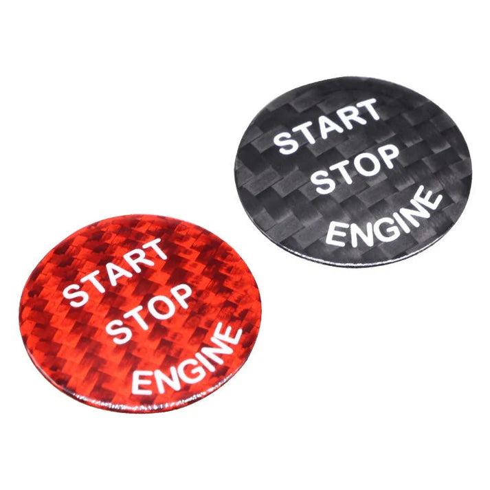 Real Carbon Fiber Start Stop Button Trim for E90 / E92 / E93 BMW M3 3 Series