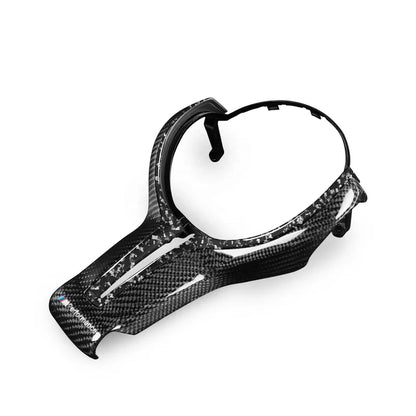 Forged Carbon Fiber Steering Cover Trim for F10 F12 F80 F82 M3 M4 M5 X6M BMW