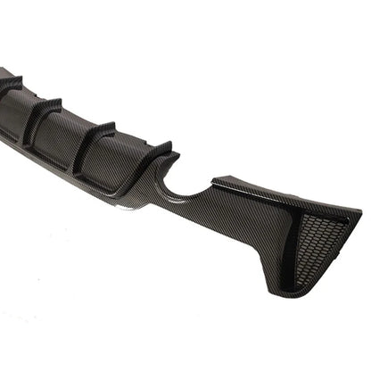 M Performance Carbon Fiber Style ABS Plastic Rear Diffuser for F32 BMW 4 Series
