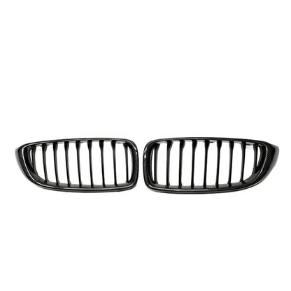 Carbon Fiber Single Slat Front Grille for F32 / F33 / F36 / F80 / F82 BMW 4 Series M3 M4