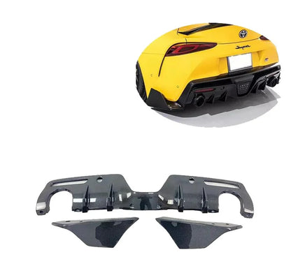 Carbon Fiber Rear Diffuser for A90 / A91 Toyota Supra MK5 w/ Canards