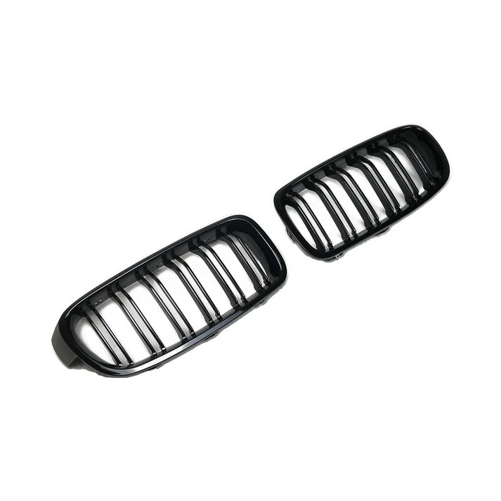 ABS Plastic Gloss Black Double Slat Grille for F30 / F31 / F35 / F32 / F80 / F82 BMW 3 Series 4 Series M3 M4