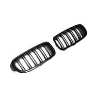ABS Plastic Gloss Black Double Slat Grille for F30 / F31 / F35 / F32 / F80 / F82 BMW 3 Series 4 Series M3 M4