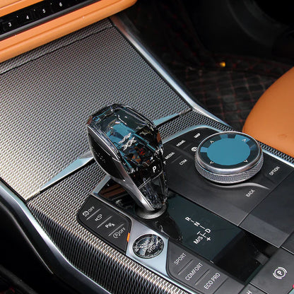 3-Piece Crystal Gear Shift Knob / iDrive Controller / Start Button Interior Trim for G20 / G28 / G22 / G30 / G42 / G Chassis 2020+ BMW 3 series 4 series