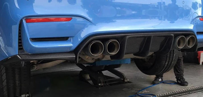 3 Piece Carbon Fiber Rear Diffuser for F80 / F82 BMW M3 M4