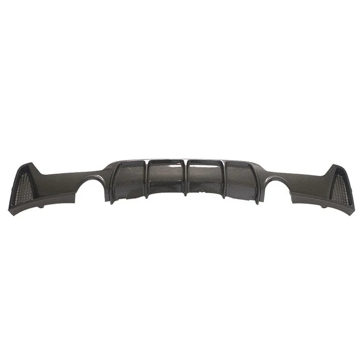 M Performance Carbon Fiber Style ABS Plastic Rear Diffuser for F32 BMW 4 Series