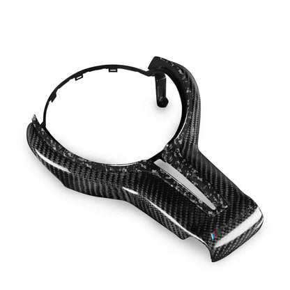 Forged Carbon Fiber Steering Cover Trim for F10 F12 F80 F82 M3 M4 M5 X6M BMW