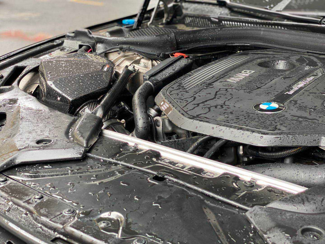 Real Car Data Development Dry Carbon Fiber Cold Air Intake System for BMW  840i G14 G15 G16 B58 3.0T