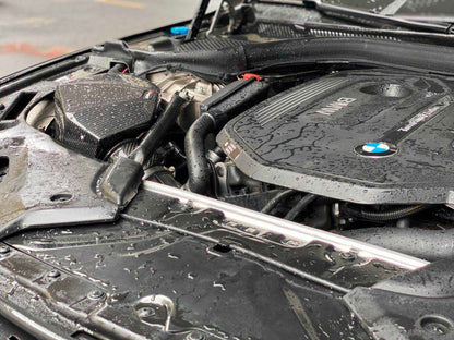 Real Car Data Development Dry Carbon Fiber Cold Air Intake System for BMW  840i G14 G15 G16 B58 3.0T