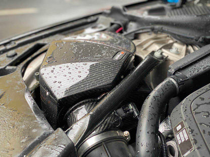 Real Car Data Development Dry Carbon Fiber Cold Air Intake System for BMW  840i G14 G15 G16 B58 3.0T