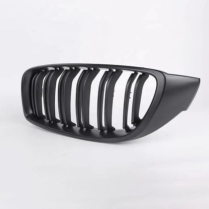 Gloss Black Double Slat Replacement Kidney Grille for F32 / F33 / F36 / F80 / F82 BMW 4 Series M3 M4