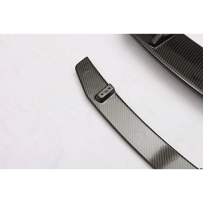 4 Piece M Style Carbon Fiber Style ABS Plastic Front Lip for F30 3 Series