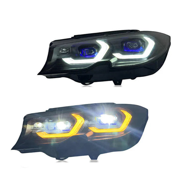 Dual Color Changing Yellow / White M3 Style Laser Headlights for G20 Pre LCI 2019-2022