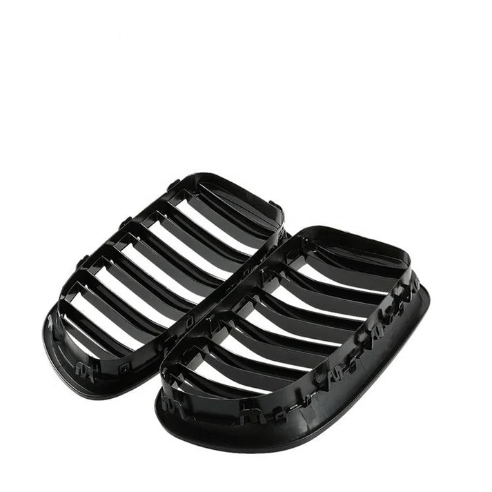 Replacement Gloss Black Double Slat Kidney Grille for F10 5 Series BMW