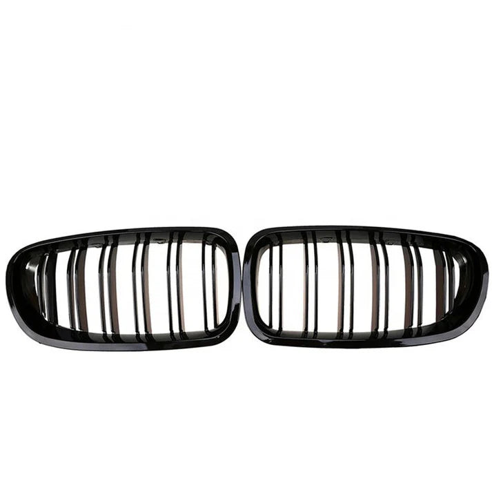 Replacement Gloss Black Double Slat Kidney Grille for F10 5 Series BMW