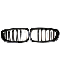 Replacement Gloss Black Double Slat Kidney Grille for F10 5 Series BMW