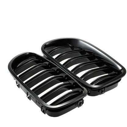 Replacement Gloss Black Double Slat Kidney Grille for F10 5 Series BMW